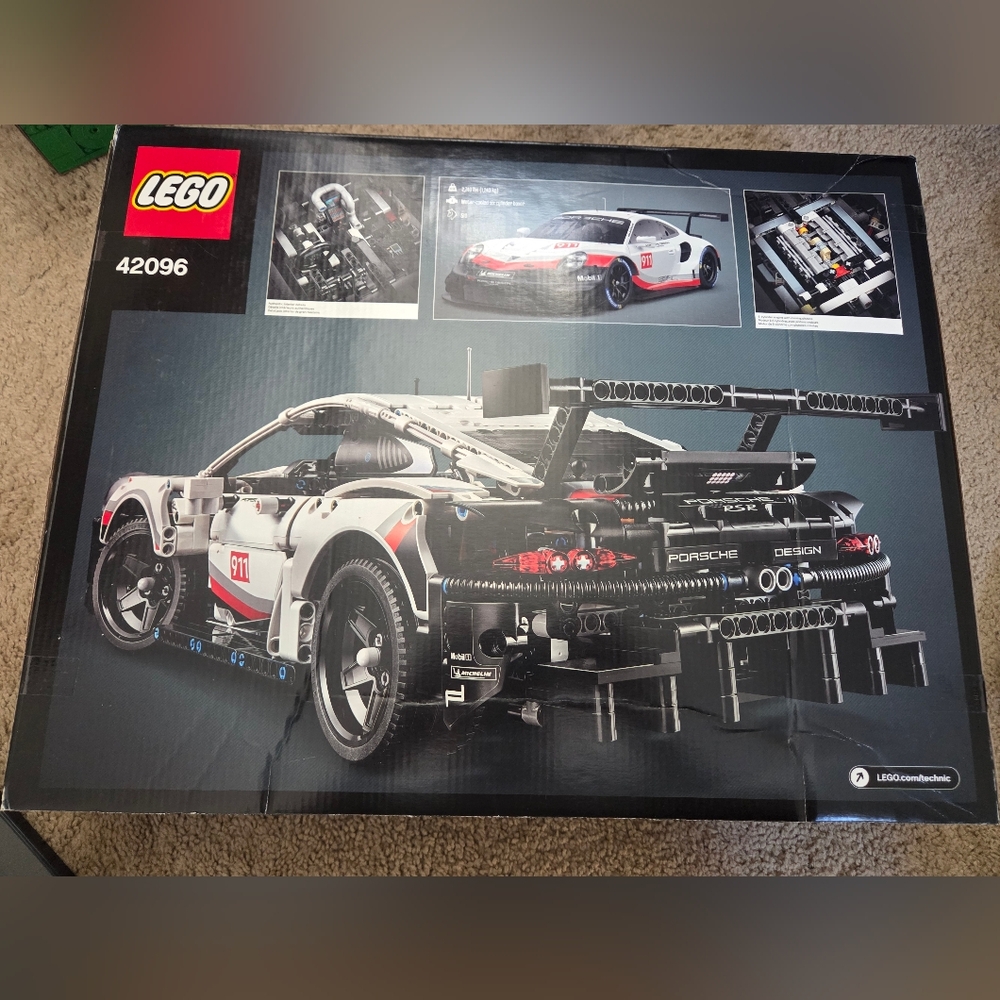 LEGO Technic Set Box in Black and Red